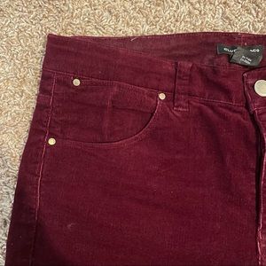 Club Monaco Claret-red Corduroy Pants